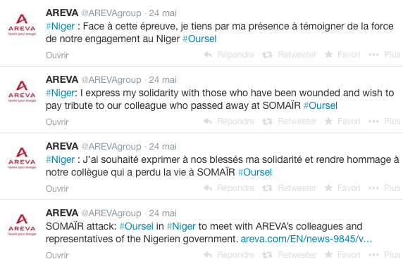 Screenshoot de tweet