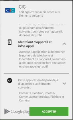 Application CIC