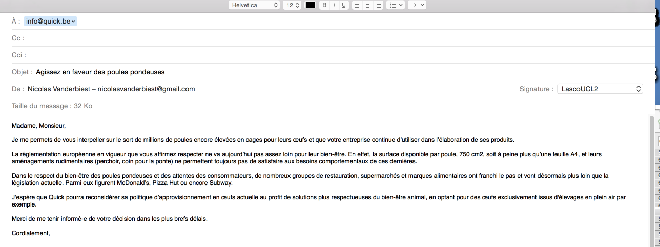 Mail Gaia Quick
