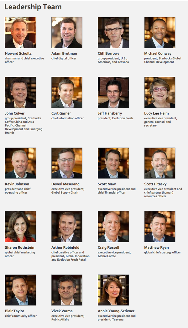 Starbucks Leader