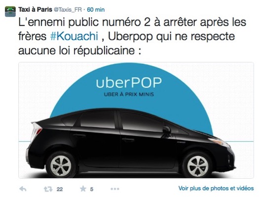 Taxi Charlie Hebdo Attentat