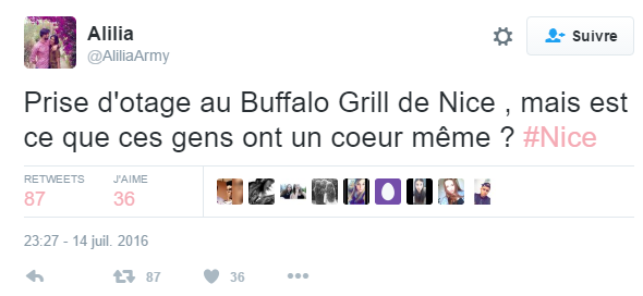 Deuxième tweet Buffalo