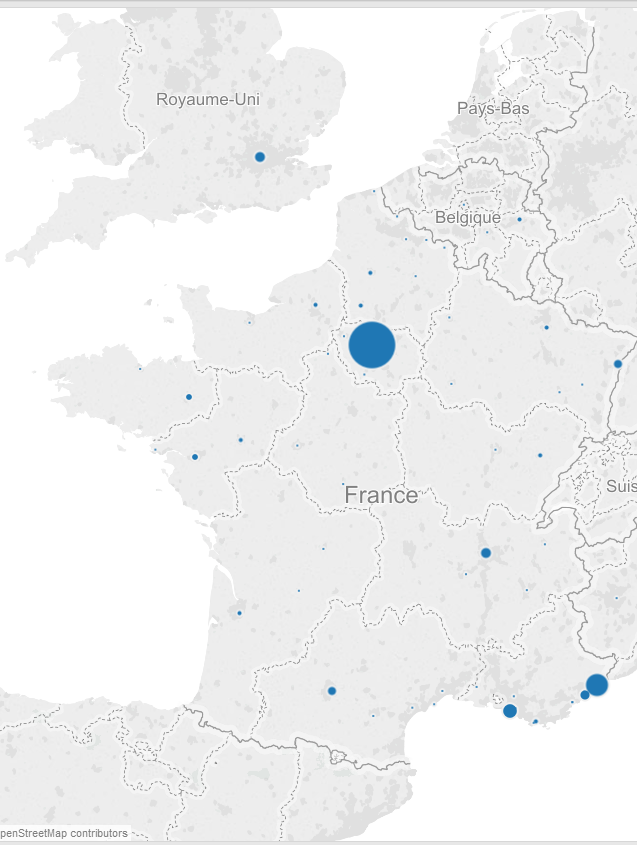 Méridien Localisation