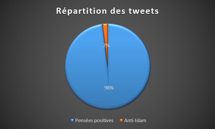 Répartition Tweet AntiIslam